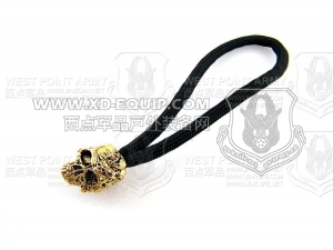 schmuckatellico Mind Standard Zipper Pull Antique 18k Gold Plated 18K金色骷髅刀坠