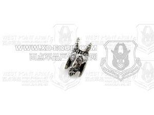 schmuckatellico USN Tactical Goat Bead-Black Ox. Pewter 美国海君战术羊头刀坠配件