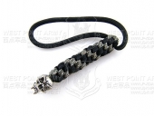 schmuckatellico Fang Lanyard - Pewter Skull on Black and Digi Camo 骷髅刀坠