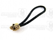 schmuckatellico Mind Standard Zipper Pull Antique 18k Gold Plated 18K金色骷髅刀坠