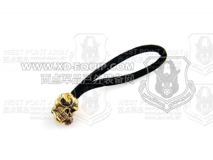 schmuckatellico Rose Standard Zipper Pull 18k Gold/ Rose Gold Plated 18K金双色骷髅刀坠