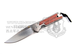 Chris Reeve 克里斯里夫 2011款 Sebenza 21 Bloodwood Inlay inlay S35VN大号沙本沙红木镶嵌版