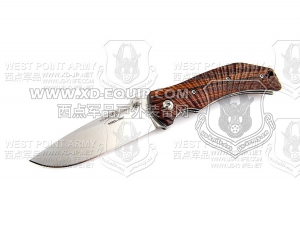 FOX Knives 意大利狐狸 121CB“WILSON 威尔森战术”N690钢 黄檀木木柄“折”