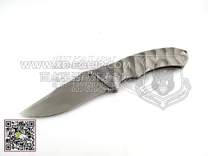 FOX Knives 意大利狐狸 OLC-0112/2TI“BRAVADO 冒险”N690钢 Titanium钛合金柄“折”