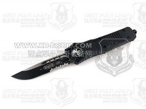 Microtech 微技术 Combat Troodon 143-2T ELMAXN恐龙 双色单锋半齿直跳