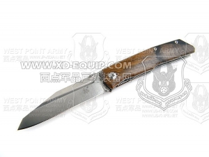 FOX Knives 意大利狐狸 515W“TERZUOLA DESIGN”N690钢 黑柿木柄“折”