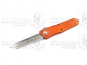 Microtech 微技术 Combat Troodon 144-12OR ELMAX钢 占戈术恐龙 单锋全刃TANTO直跳