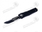 Microtech 微技术 Combat Troodon 143-2 ELMAXN恐龙 双色单锋半齿直跳