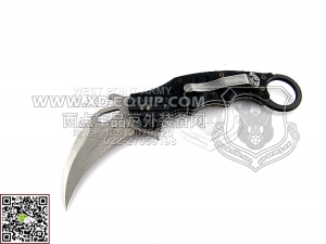 FOX Knives 意大利狐狸 478BSW“Karambit  虎爪”N690Co钢 6061-T6航空铝材柄 防卫“折”