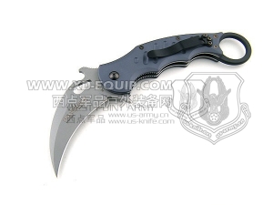 FOX Knives 意大利狐狸 478“Karambit  虎爪”N690Co钢 6061-T6航空铝材柄 防卫“折”