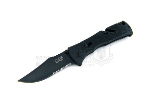 SOG 索格（哨格）TF-21 Trident Mini-Black TiNi三叉戟助力快开“折”