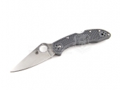 Spyderco 蜘蛛 C11FPGY Delica4 Flat Ground爱默生开拓者“折”