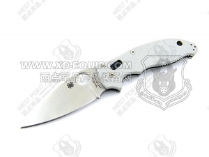 Spyderco 蜘蛛 C101GPGY2 CPM 限量CRU-WEAR钢MANIX2马尼克斯2代G-10柄“折”