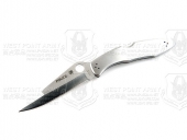 Spyderco 蜘蛛 新版 C07P Police Stainless Steel 美国“景”用平刃“折”