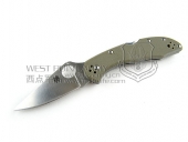 Spyderco 蜘蛛 C11GPFG Delica 4 FRN Foliage Green G-10柄“折”