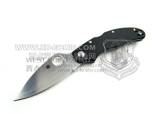 Spyderco 蜘蛛 C113CFPE “Caly3 Carbon Fiber”ZDP189夹层钢碳纤柄“折”