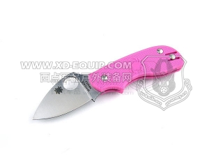 Spyderco 蜘蛛 154PPN Squeak Pink 无锁定小“折”