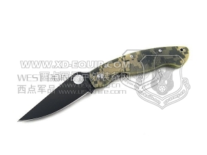 Spyderco 蜘蛛 C36GPCMOBK Military Digicam G-10 美君君用“折”