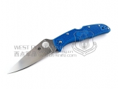 Spyderco 蜘蛛 C10FPBL Endura 4 Flat 颠峰战士FRN柄“折”