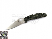 Spyderco 蜘蛛 C10ZFPGR ENDURA®4 颠峰战士VG-10钢 FRN柄“折”