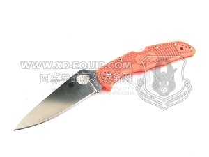 Spyderco 蜘蛛 C10FPOR Endura 4 Flat 颠峰战士FRN柄“折”