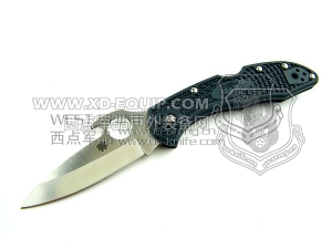 Spyderco 蜘蛛 C11PGYW Delica4 Emerson Opener FRN兰柄爱默生开拓者全刃“折”