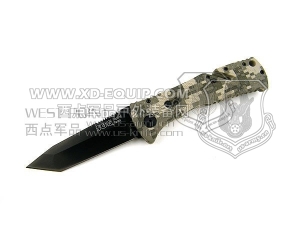 SOG 索格（哨格）TF-11 Trident Tanto-Digi Camo 三叉戟数码迷彩助力快开“折”