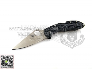 Spyderco 蜘蛛 C11FPBK Delica4 Flat Ground爱默生开拓者“折”