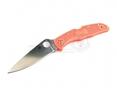 Spyderco 蜘蛛 C10FPOR Endura 4 Flat 颠峰战士FRN柄“折”