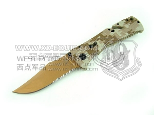 SOG Trident TF-5 沙漠迷彩三叉戟闪电半锯齿“折”