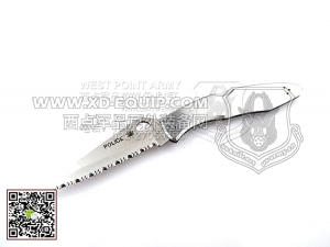 Spyderco 蜘蛛 C07S Police Stainless Steel 美国“景”用全锯齿“折”