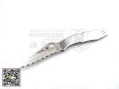 Spyderco 蜘蛛 C07S Police Stainless Steel 美国“景”用全锯齿“折”