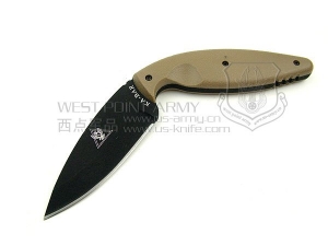 Kabar 卡巴 1482CB Large TDI Drop Point - Coyote Brown 美国君“景”用刃