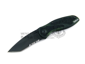 Kershaw 1670BGTST Smoke Blur Tanto- 黑绿烟熏柄限量版“折”