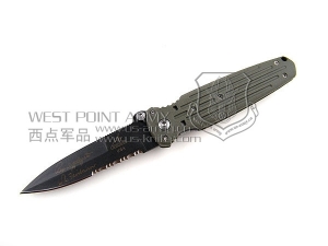 Gerber 戈博 109165“Covert Green Bulk”CIA专用 安普吉特上校 “折”