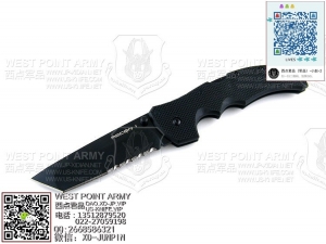 ColdSteel 冷钢 27TLCTH RECON 1 新版CTS® XHP Alloy 钢材 Tanto侦查系列 半齿“折”