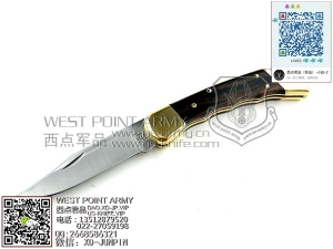 buck巴克 0110BRSFG Folding Hunter Finger Grooved 经典折叠猎人“折”