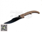 ColdSteel冷钢 62NGXVF CTS® XHP Alloy钢 XL G-10 Espada (Dark Earth)“折”