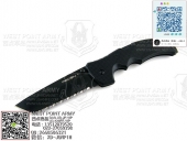 ColdSteel 冷钢 27TLCTS RECON 1 新版CTS&reg; XHP Alloy 钢材 Tanto侦查系列 全齿“折”