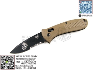 Benchmade 蝴蝶 5000SBKSN-M“Auto-Presidio® ”美君海君陆战队专业沙色侧跳