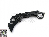 Quartermaster 君需官 QTR-2zTT “B.A. Baracas Karambit Tex Tea" 154CM钢 Karambit鹰爪“折”限量300只