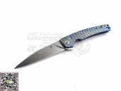 KIZER KI3457A2 CPM-S35Vn钢 幻彩6AL4V Titanium 钛金属柄“折”