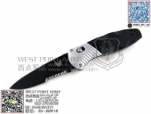 Benchmade 蝴蝶 581SBK Barrage&reg; AXIS&reg;-Assist 黑刃半齿助力快开M390超级钢“折”