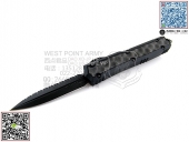 Microtech 微技术 MAKORA 蚂蚁签名系列双刃DLC涂层 气泡镶嵌/镍硼内件 直跳