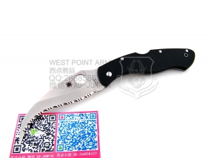 Spyderco 蜘蛛 CIVILIAN® CLIPIT® BLACK G-10 VG-10 “折”