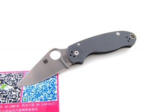 spyderco 蜘蛛 PARA® 3 G-10 深灰色 MAXAMET “折”